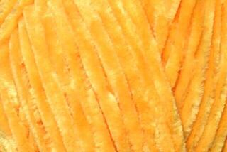 Pređa za pletenje Himalaya Velvet 68 Yellow Pređa za pletenje - 1