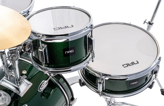 Kinder drumstel NRG Young Rocker Green Kinder drumstel - 10