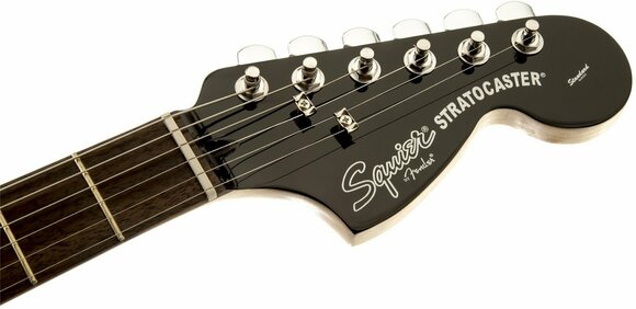 Elektromos gitár Fender Squier Black and Chrome Standard Strat HSS LRL - 5