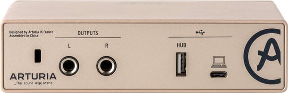 USB-audio-interface - geluidskaart Arturia MiniFuse 1 Champagne USB-audio-interface - geluidskaart - 4