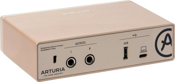 USB-audio-interface - geluidskaart Arturia MiniFuse 1 Champagne USB-audio-interface - geluidskaart - 5