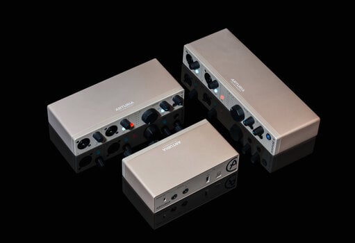 USB-audio-interface - geluidskaart Arturia MiniFuse 1 Champagne USB-audio-interface - geluidskaart - 8