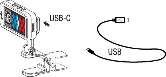 Clip tuner -viritysmittari Cherub WST-905Li Clip tuner -viritysmittari - 5