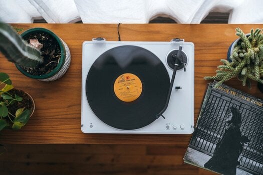 Gramofon Audio-Technica AT-LP70xBT White Silver Gramofon - 5