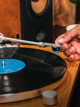 Turntable Audio-Technica AT-LPW30TK Brown Turntable - 6