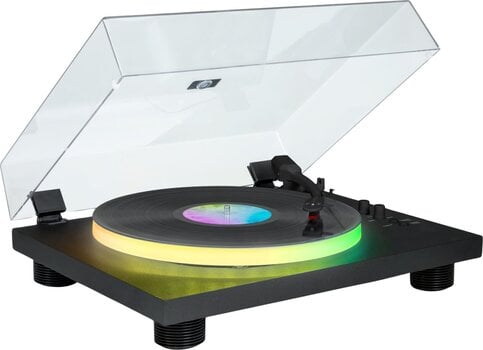 Giradischi Bigben PARTYBTTDLIGHT Black Giradischi - 2