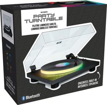 Giradischi Bigben PARTYBTTDLIGHT Black Giradischi - 5