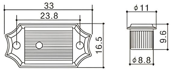 Afinadores para baixo Gotoh SD90-05MA 3L 3R Nickel Afinadores para baixo - 3
