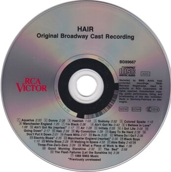 Muzički CD David Yazbek - Hair (Original Soundtrack) (Reissue) (CD) - 2
