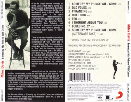 CD muzica Miles Davis - Someday My Prince Will Come (CD) - 3