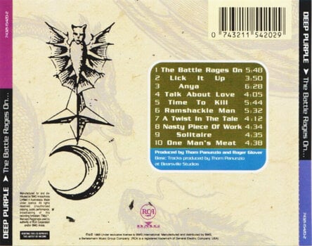 Muusika CD Deep Purple - The Battle Rages On (CD) - 3