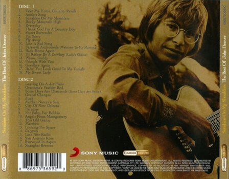 Glazbene CD John Denver - Sunshine On My Shoulders: The Best of John Denver (2 CD) - 4