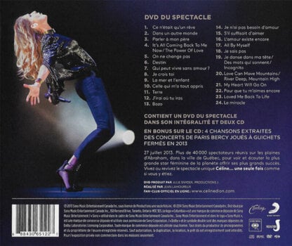 Glazbene CD Celine Dion - Céline... Une Seule Fois / Live 2013 (2 CD + DVD) - 5