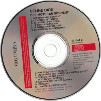 Zenei CD Celine Dion - Des Mots Qui Sonnent (CD) - 2