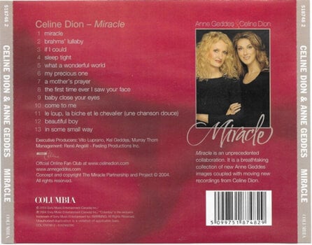 Muusika CD Celine Dion - Miracle (CD) - 3