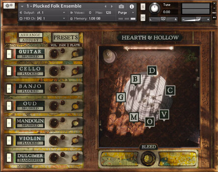 Audio biblioteka za sampler Spitfire Audio Hearth and Hollow — Plucked Folk Ensemble (Digitalni proizvod) - 2