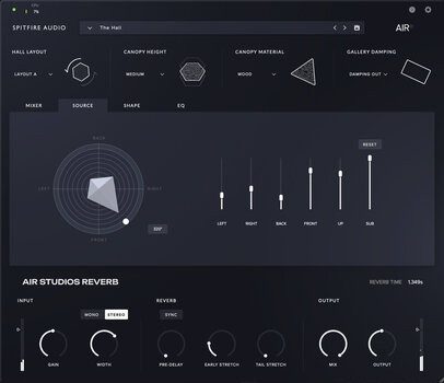 Virtuális effekt Spitfire Audio AIR Studios Reverb (Digitális termék) - 3