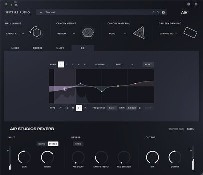 Virtuális effekt Spitfire Audio AIR Studios Reverb (Digitális termék) - 5
