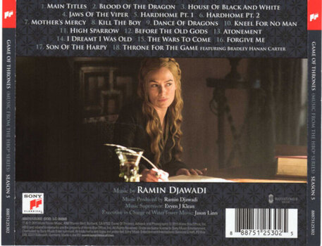 CD диск Ramin Djawadi - Game of Thrones: Season 5 (Music From the HBO Series) (CD) - 3