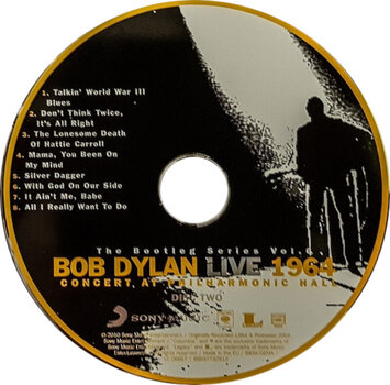 CD muzica Bob Dylan - The Bootleg Volume 6: Bob Dylan Live 1964 - Concert At Philharmonic Hall (2 CD) - 3