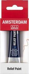 Glasmaling Amsterdam Relief Glas maling Deep Blue 20 ml 1 Stk. - 3