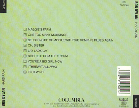 Hudební CD Bob Dylan - Hard Rain (CD) - 3