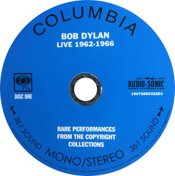 Glasbene CD Bob Dylan - Live 1962-1966 - Rare Performances From the Copyright Collections (2 CD) - 2