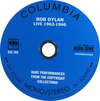 Glasbene CD Bob Dylan - Live 1962-1966 - Rare Performances From the Copyright Collections (2 CD) - 3