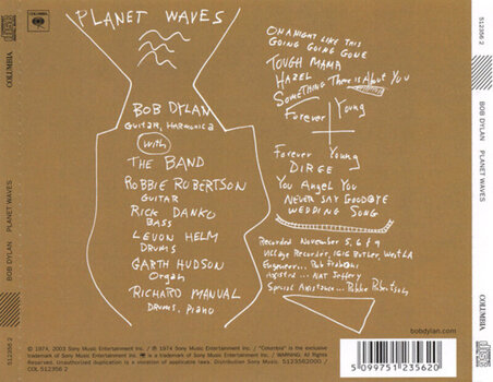 Glasbene CD Bob Dylan - Planet Waves (Reissue) (CD) - 3