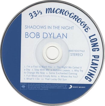 Glasbene CD Bob Dylan - Shadows In The Night (CD) - 2