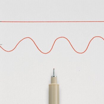 Rapidograf Sakura Pigma Micron Pióro techniczne Red 0,35 mm 1 szt. - 3