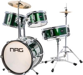 Set de tobe pentru copii NRG Young Rocker Verde Set de tobe pentru copii - 1