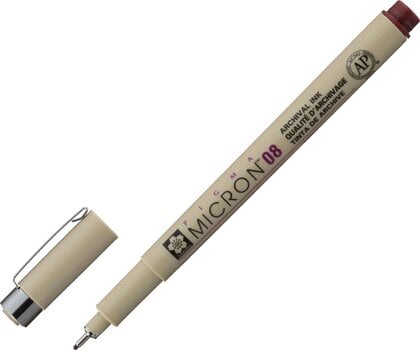 Рапидограф Sakura Pigma Micron Техническа химикалка Burgundy 0,5 мм 1 бр. - 2