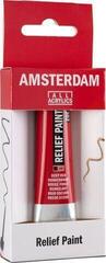 Farba do szkła Amsterdam Relief Farba do szkła Deep Red 20 ml 1 szt. - 3
