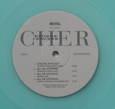 LP ploča Cher - Believe (Clear, Blue Sea, Blue Light Coloured) (Deluxe Edition) (Limited Edition) (Remastered) (3 LP) - 8