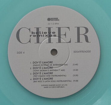 LP ploča Cher - Believe (Clear, Blue Sea, Blue Light Coloured) (Deluxe Edition) (Limited Edition) (Remastered) (3 LP) - 9