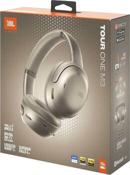 Auscultadores on-ear sem fios JBL Tour One M3 Latte Auscultadores on-ear sem fios - 7