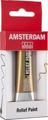 Lasimaali Amsterdam Relief Glass Paint Light Gold 20 ml 1 kpl - 3