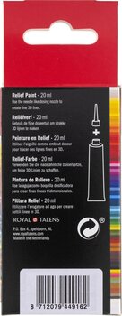 Vopsea pentru sticla Amsterdam Relief Vopsea de sticla Pewter 20 ml 1 buc. - 4