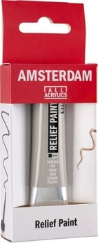 Vopsea pentru sticla Amsterdam Relief Vopsea de sticla Pewter 20 ml 1 buc. - 3