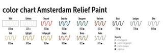Glasfarbe Amsterdam Relief Glasfarbe White 20 ml 1 stk - 5