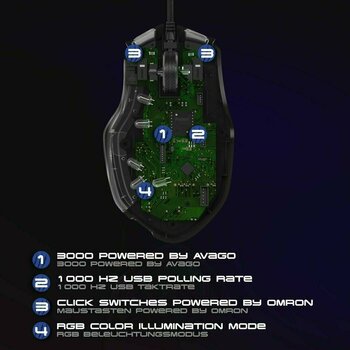 Miš za kompjuter Hama uRage Mouse Reaper Revolution 113749 - 7
