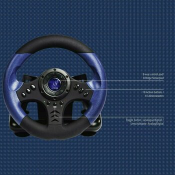 Gamepad Hama uRage GripZ Racing Wheel 113754 - 6