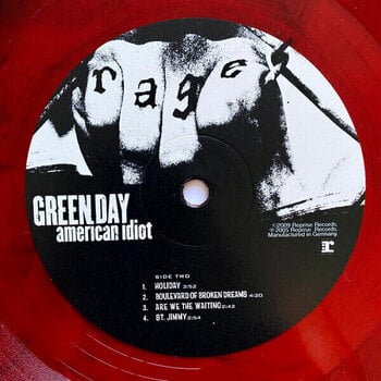 Vinyl Record Green Day - American Idiot (Red/White/Black Coloured) (2 LP) - 9