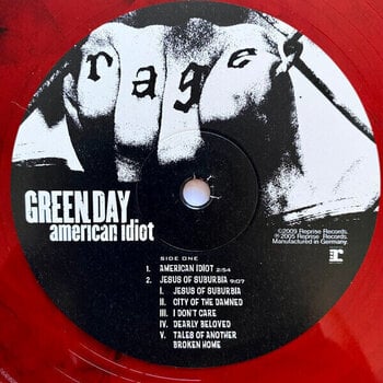 Vinyl Record Green Day - American Idiot (Red/White/Black Coloured) (2 LP) - 8