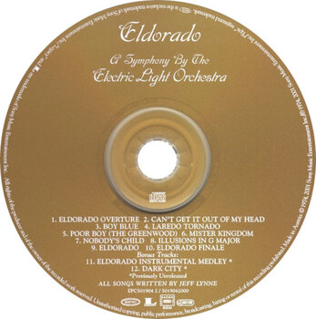 CD de música Electric Light Orchestra - Eldorado - A Symphony By The Electric Light Orchestra (Reissue) (Remastered) (CD) - 2