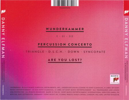 CD de música Danny Elfman - Percussion Concerto & Wunderkammer (CD) - 3