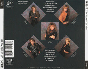Музичний компакт-диск Europe - Out Of This World (Reissue) (CD) - 2