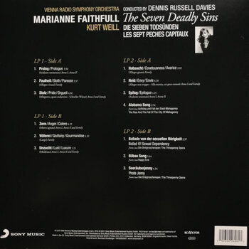 Disque vinyle Marianne Faithfull - The Seven Deadly Sins (Reissue) (2 LP) - 2