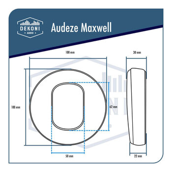 Náušníky Dekoni Audio EPZ-AUDMM-HYB Black Náušníky - 5